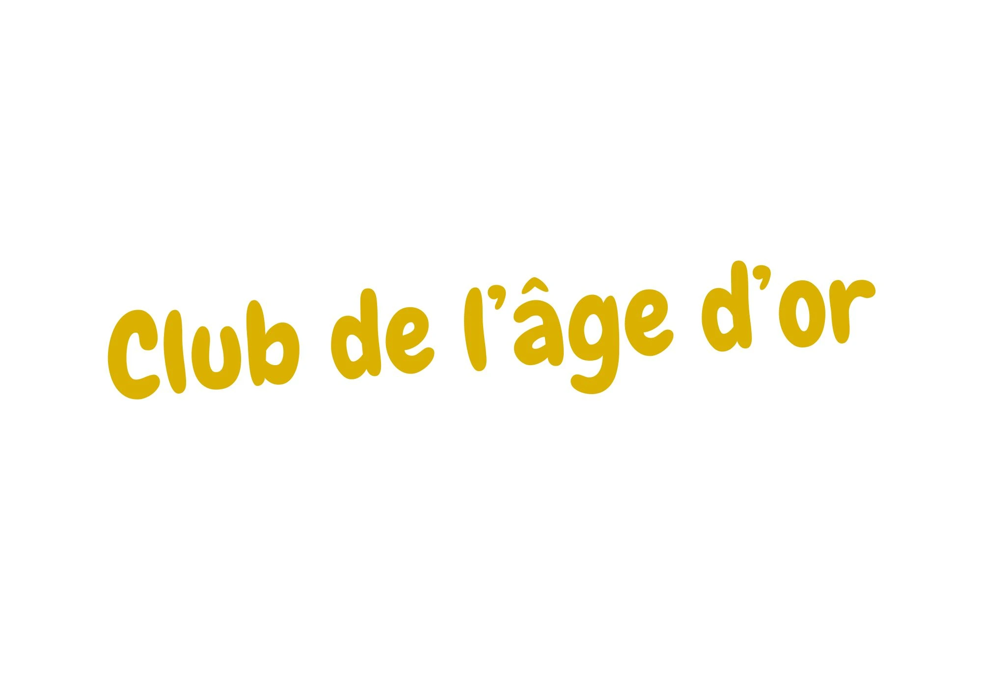 logo club de l'âge d'or